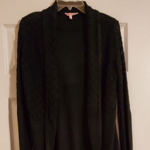 *Candie's Shawl Collar Sweater